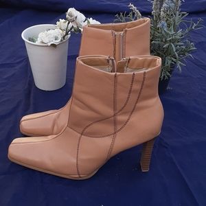 Desert Tan Heel Booties